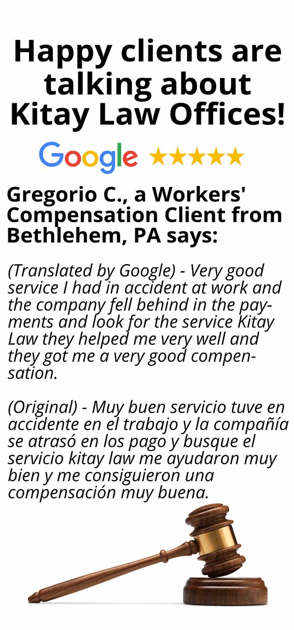 Bethlehem Workers' Compensation Review - Kitay Law Offices (Mobile)