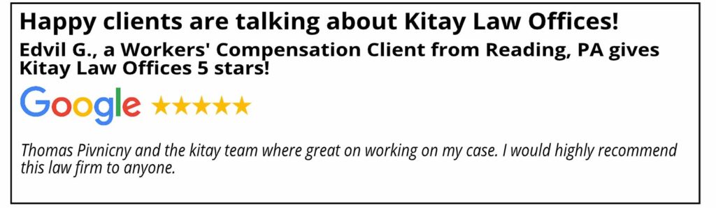 Reading Workers' Compensation Review - Kitay Law Offices