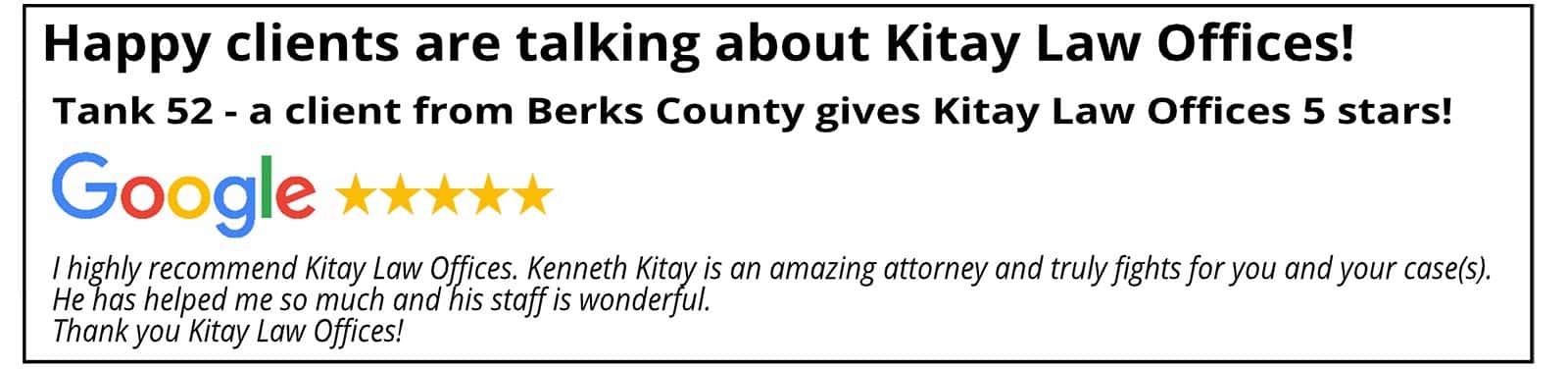 Berks County Personal Injury Law Review - Kitay Law Offices