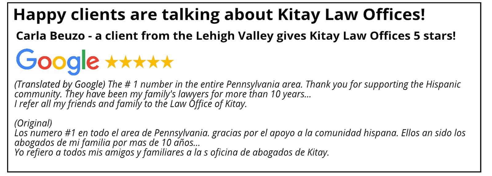 Lehigh Valley Personal Injury Law Review - Kitay Law Offices