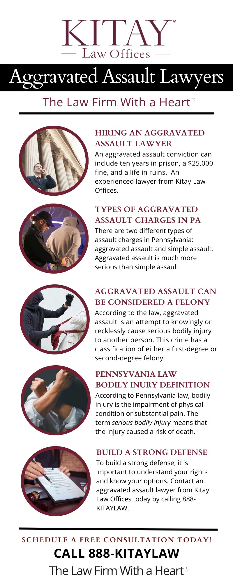 Aggravated Assault Law in PA Infographic
