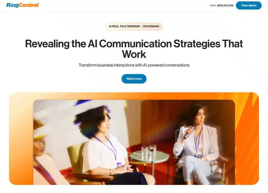 Tom Pivnicny - RingCentral Webinar re AI Communication Strategies