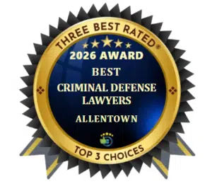 2026 Award - Best Criminal Defense Lawyers Allentown - Kitay Law Offices - Three Best Rated