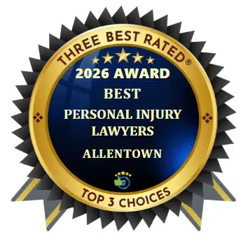 Three Best Rated Best Personal Injury Lawyer Allentown 2026 Logo