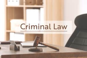 Criminal Law Lettering